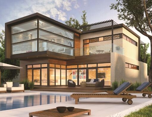 L型電動升降陽臺窗